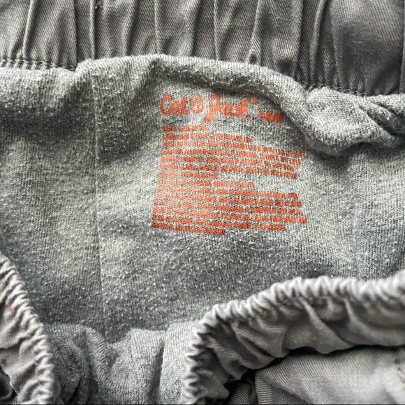 Cat & Jack toddler boy stripe lined gray pants size 18M EUC - Picture 3 of 4